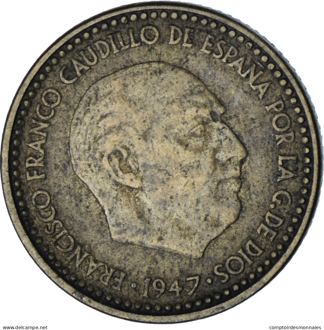 Espagne, 1 Peseta - 1-2 Peseten