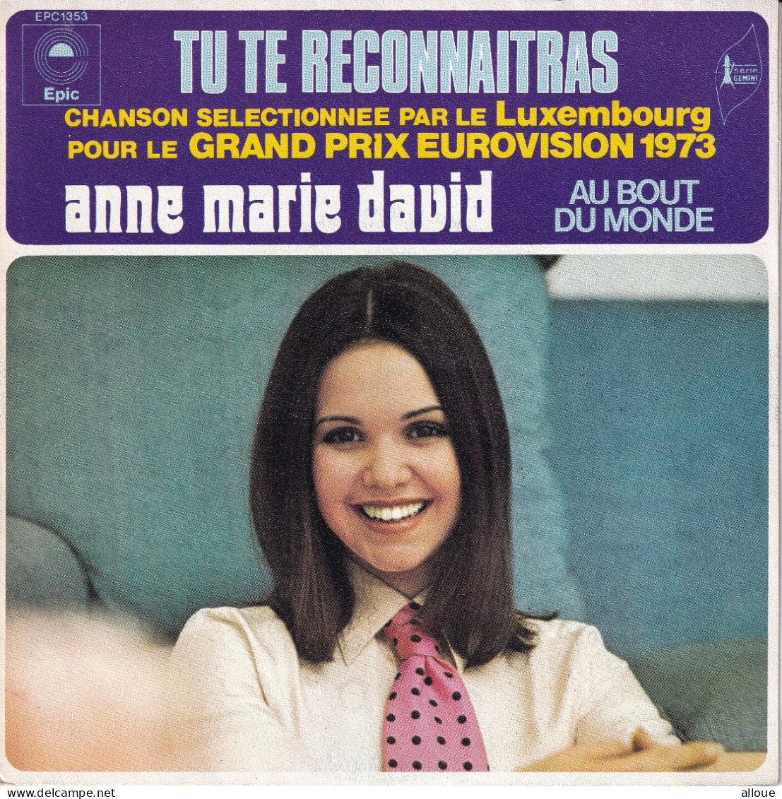 ANNE MARIE DAVID - FR SP - TU TE RECONNAITRAS + 1 - Andere - Franstalig