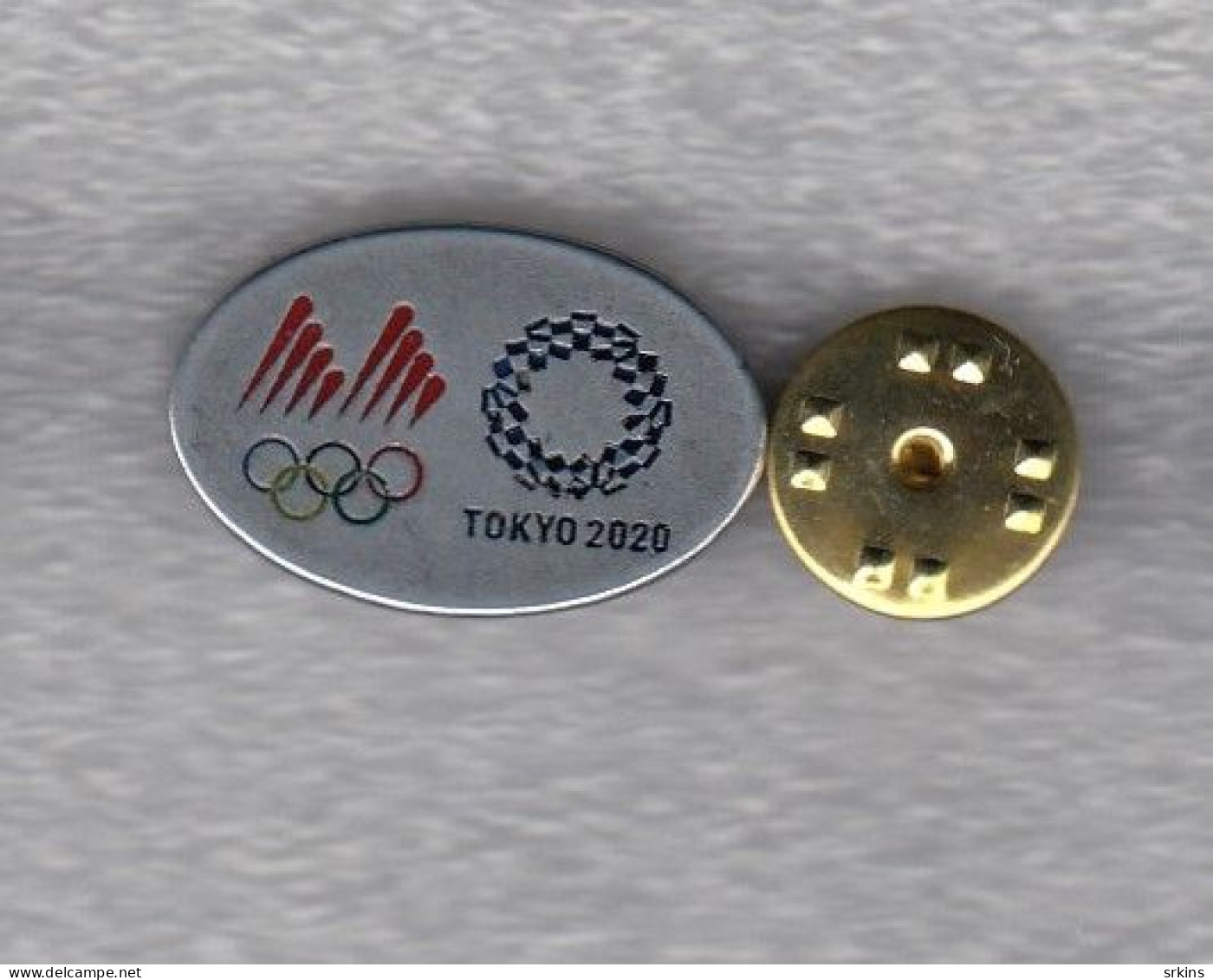 Pin Badge  NOC North Macedonia Tokyo 2020 Olympic Games Olympics Olympia National Committee - Olympic Games