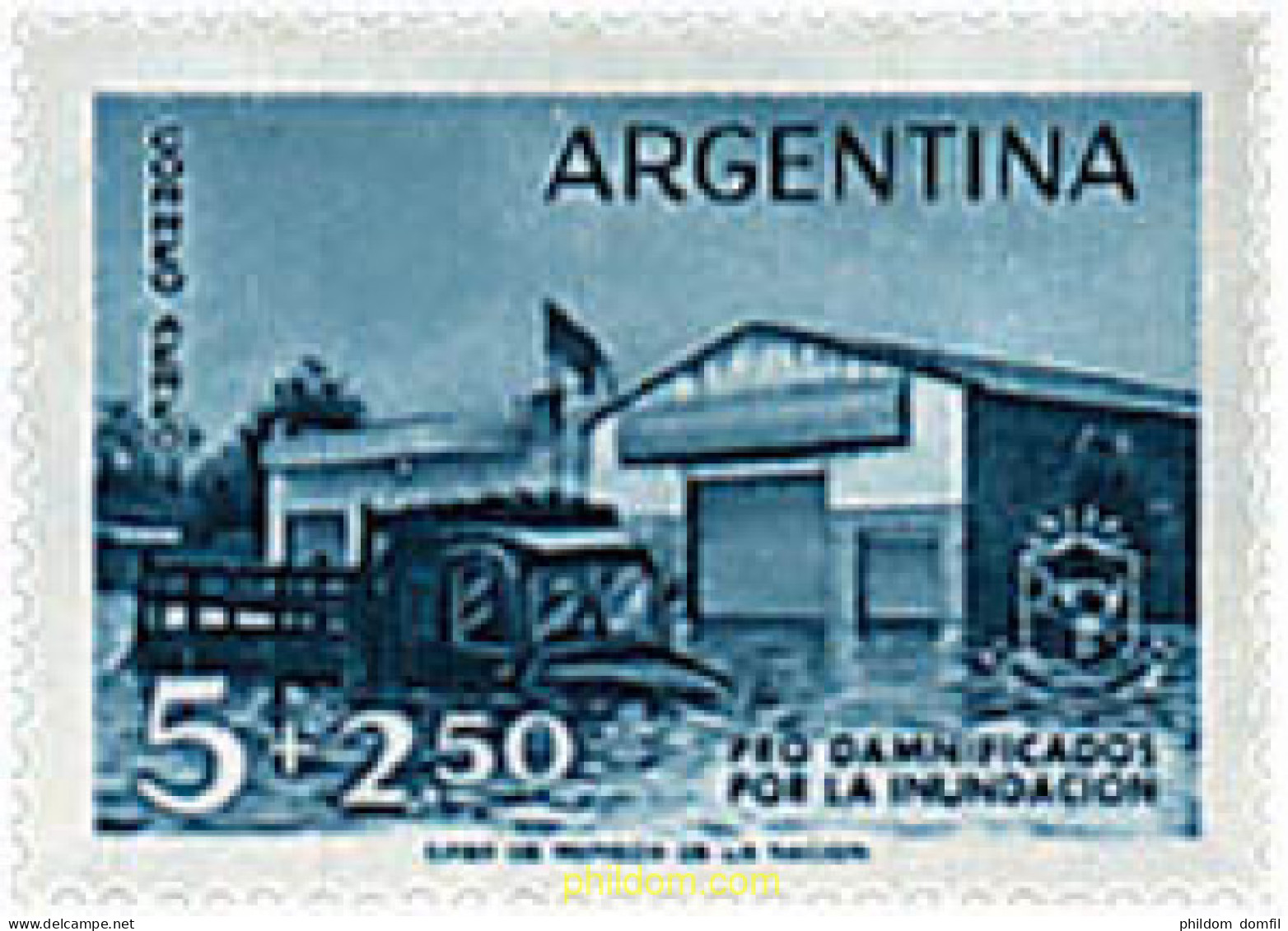 726235 MNH ARGENTINA 1958 PRO-INUNDACIONES - Neufs