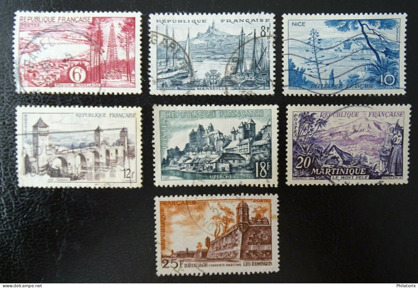 Frankreich Mi 1064-1070 , Y 1036-1042 , Gestempelt - Used Stamps