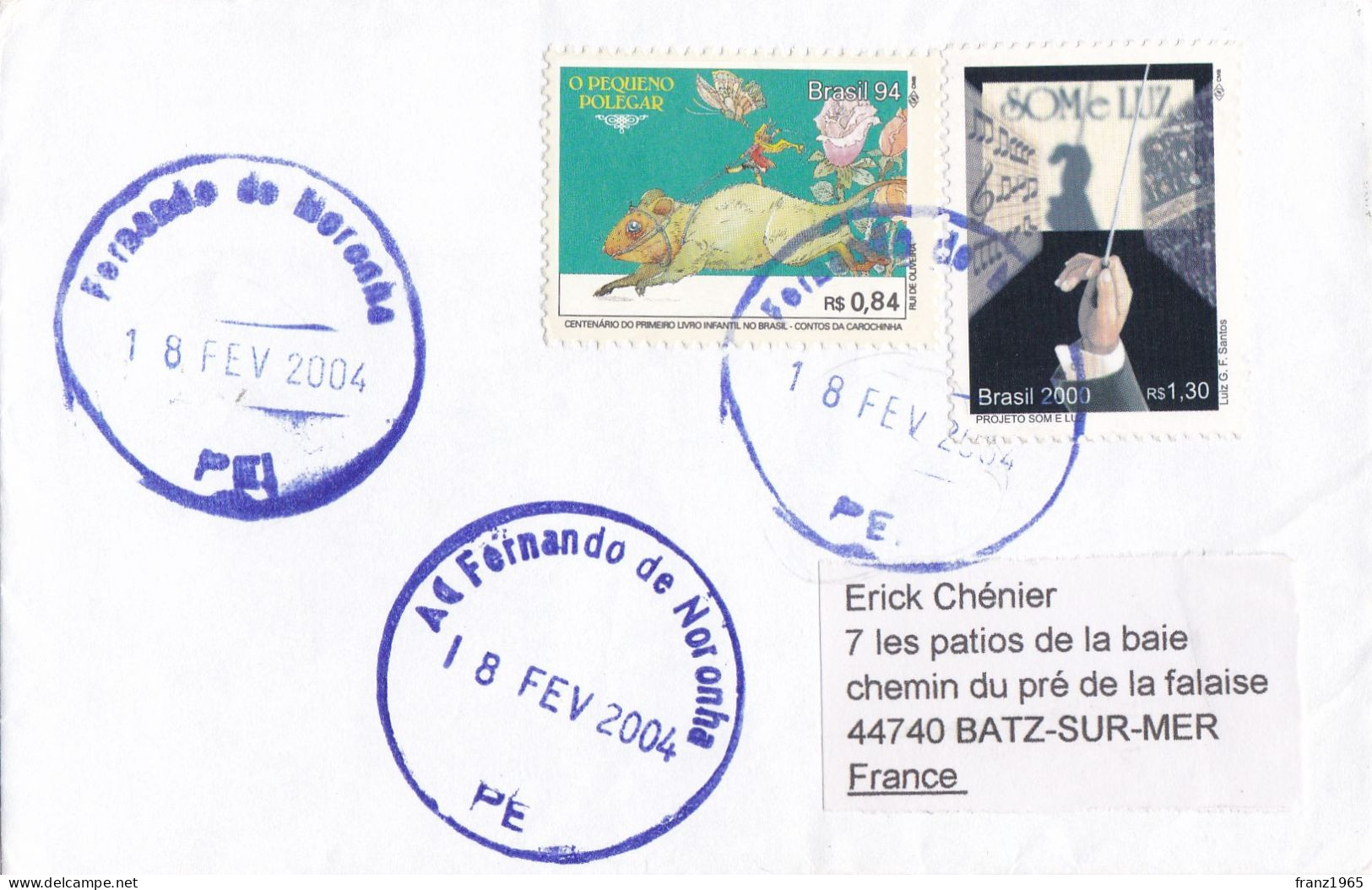 From Bresil To France - 2004 - Lettres & Documents