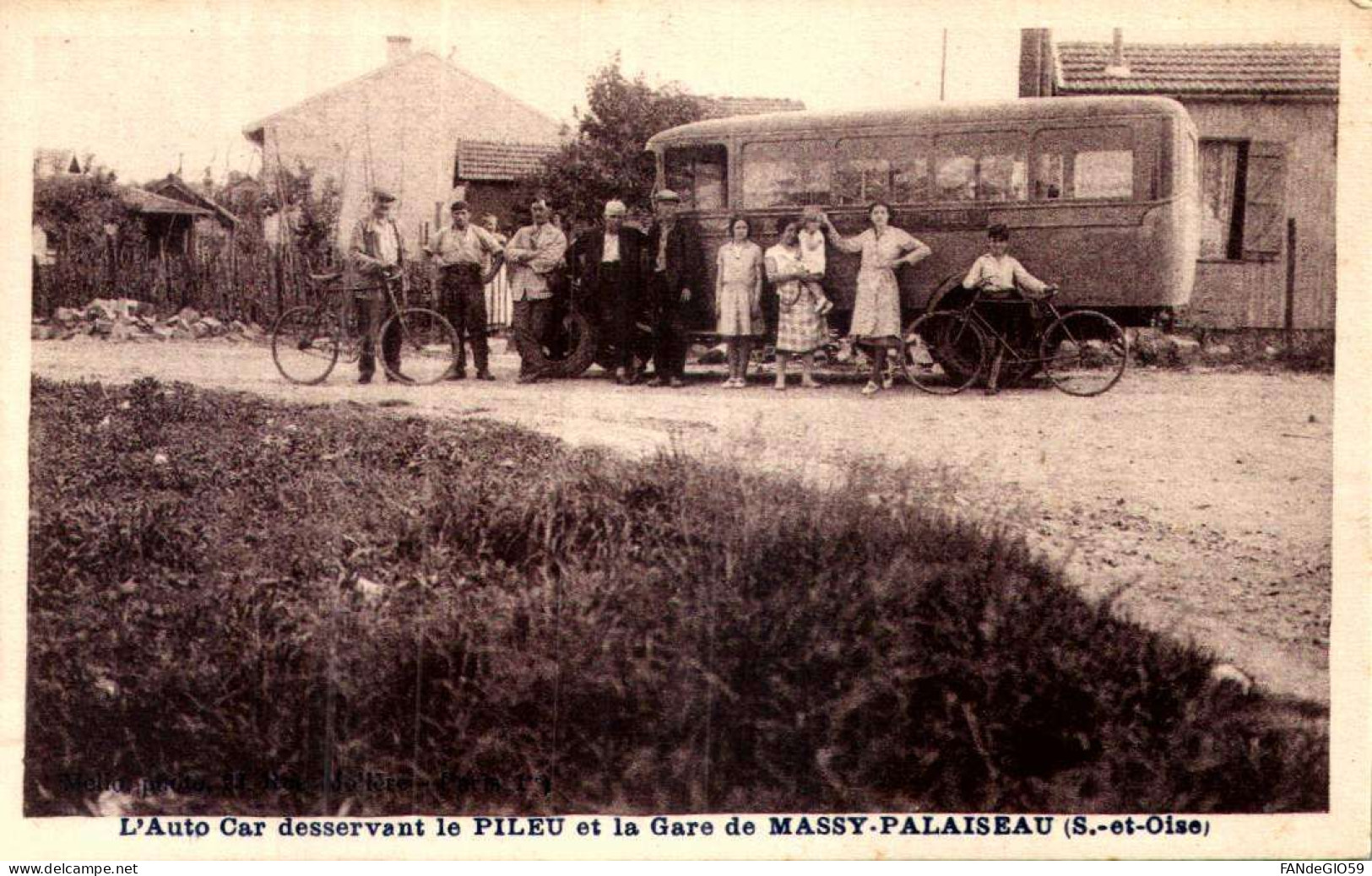 - 91 - L'auto Car Desservant Le Pileu Et La Gare De Massy-Palaiseau -   //// ALB 1 //// 26 - Rouen