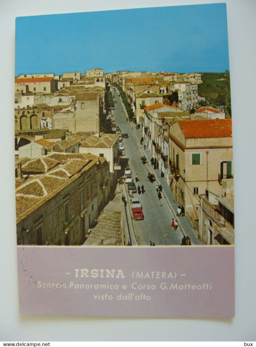 IRSINA  MATERA     VIAGGIATA - Matera