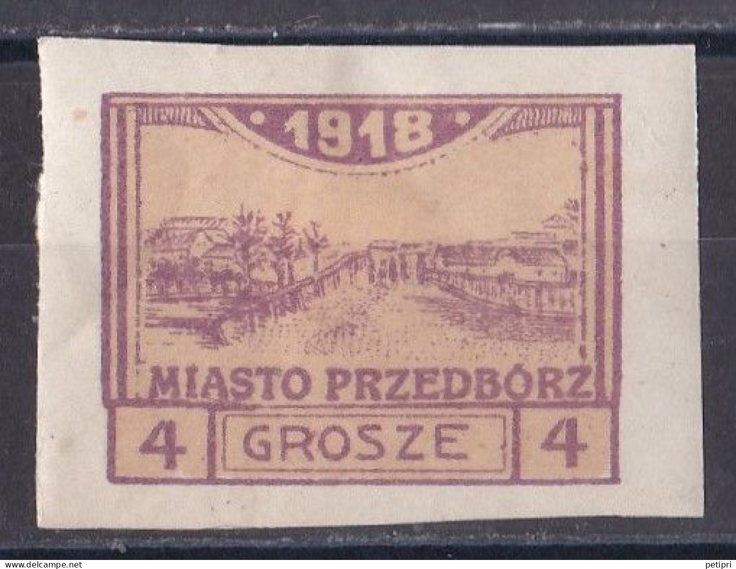 Pologne -  Poste Locale Przedborz  Mi N ° 4  Neuf * ( Timbre Non Dentelé , Non Utilisé ) Possible Faux - Unused Stamps