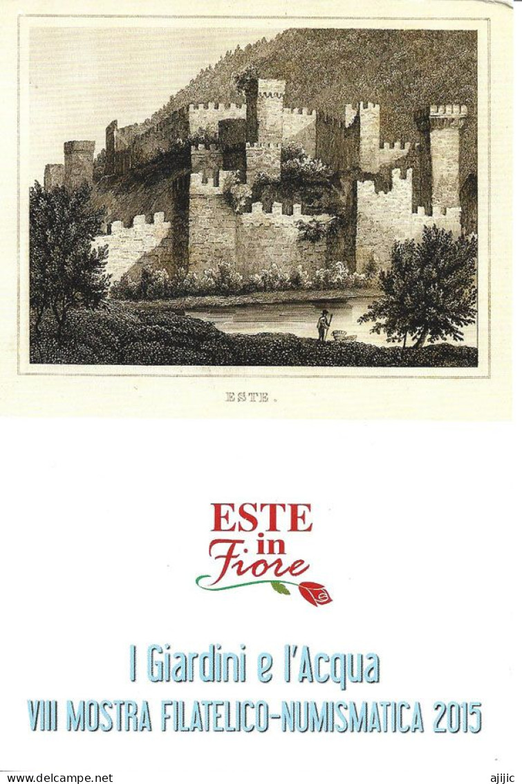 Orto Botanico Dell'Università Di Roma (stamp) Special Postmark On ESTE:  Viaggio In Italia 1840 Card - 2011-20: Marcophilie