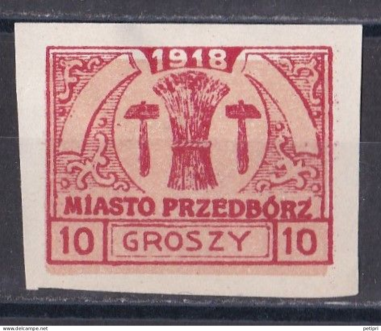 Pologne -  Poste Locale Przedborz  Mi N ° 6  Neuf *  (  Non Dentelé  , Non Utilisé )  Possible Faux - Unused Stamps