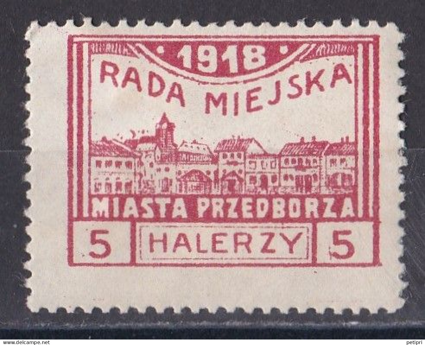 Pologne - Gouvernement Provisoire - 1919 Poste Locale Przedborz  Mi N ° 15  Neuf *  Dentelé - Ungebraucht