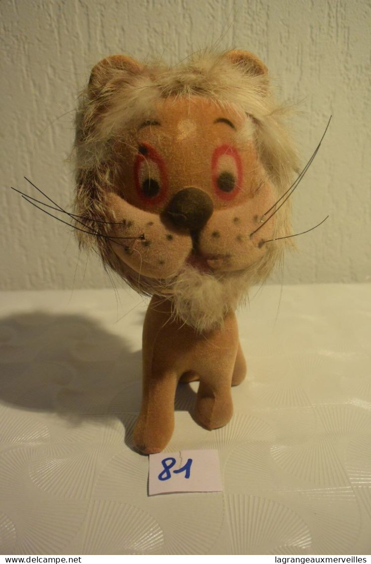 C81 Ancien Nounours Lion De 1974 - Peluche