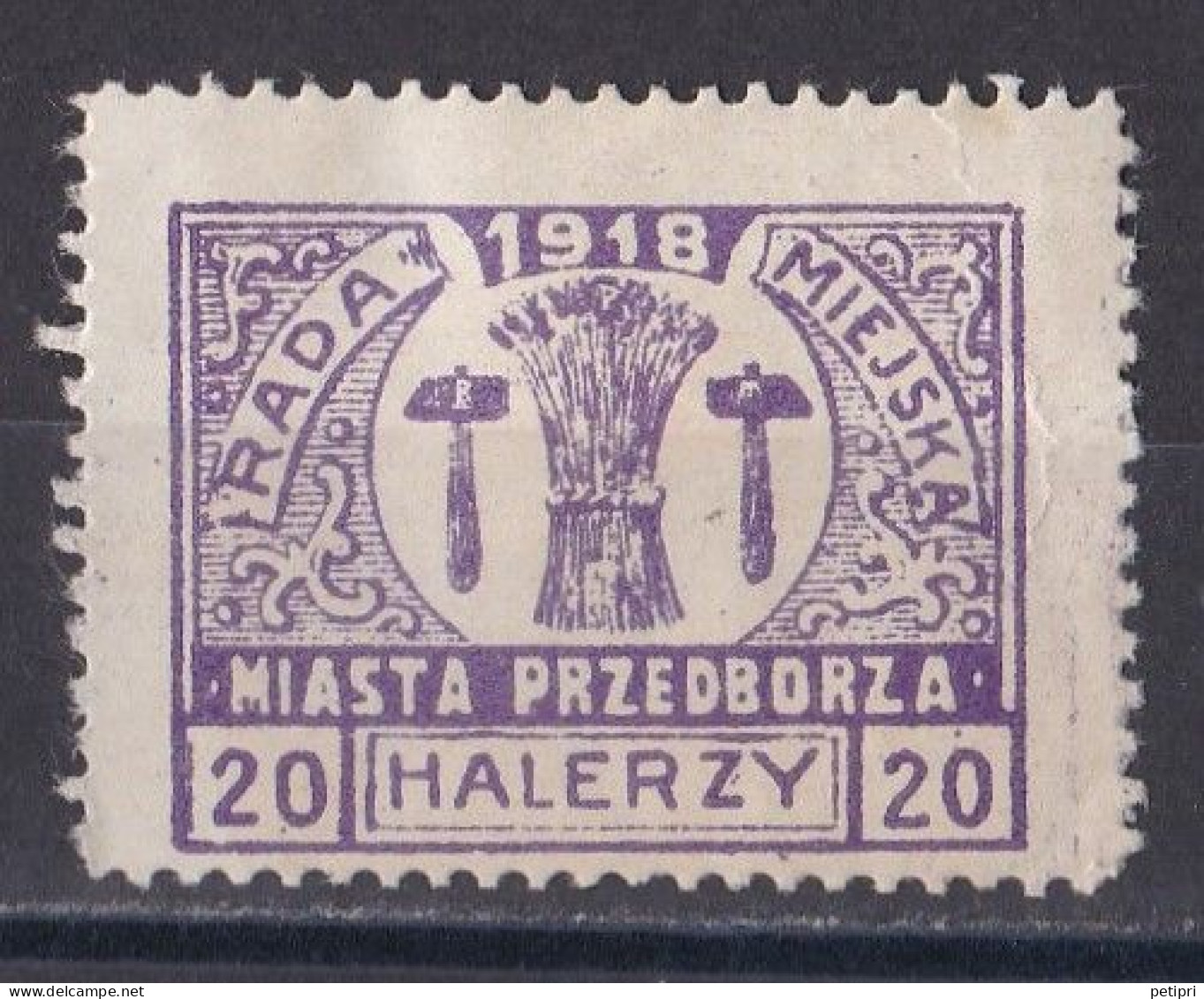 Pologne - Gouvernement Provisoire - 1919 Poste Locale Przedborz  Mi N ° 18  Neuf * Non Dentelé - Ungebraucht