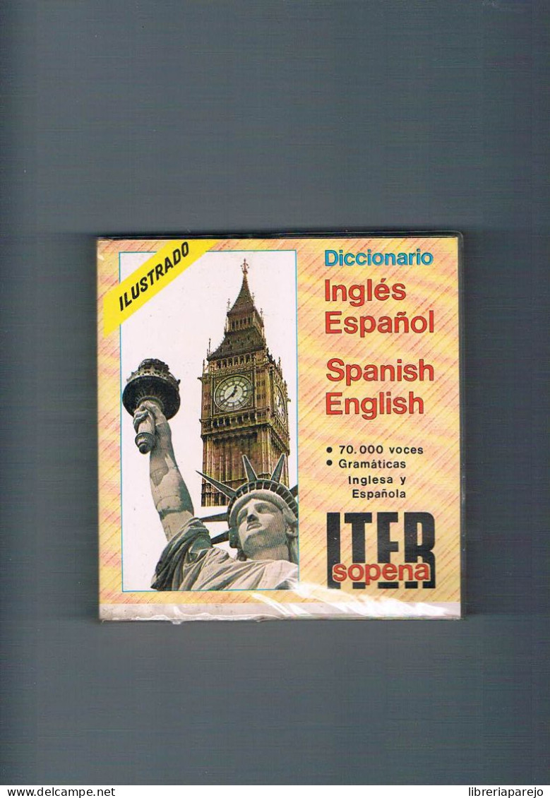 Diccionario Ingles Español Spanish English Iter Sopena 1984 - Otros & Sin Clasificación
