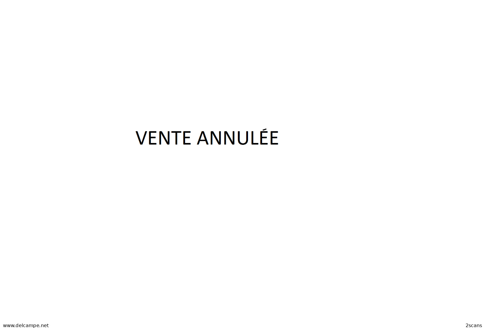 Vente Annulée - Fiji