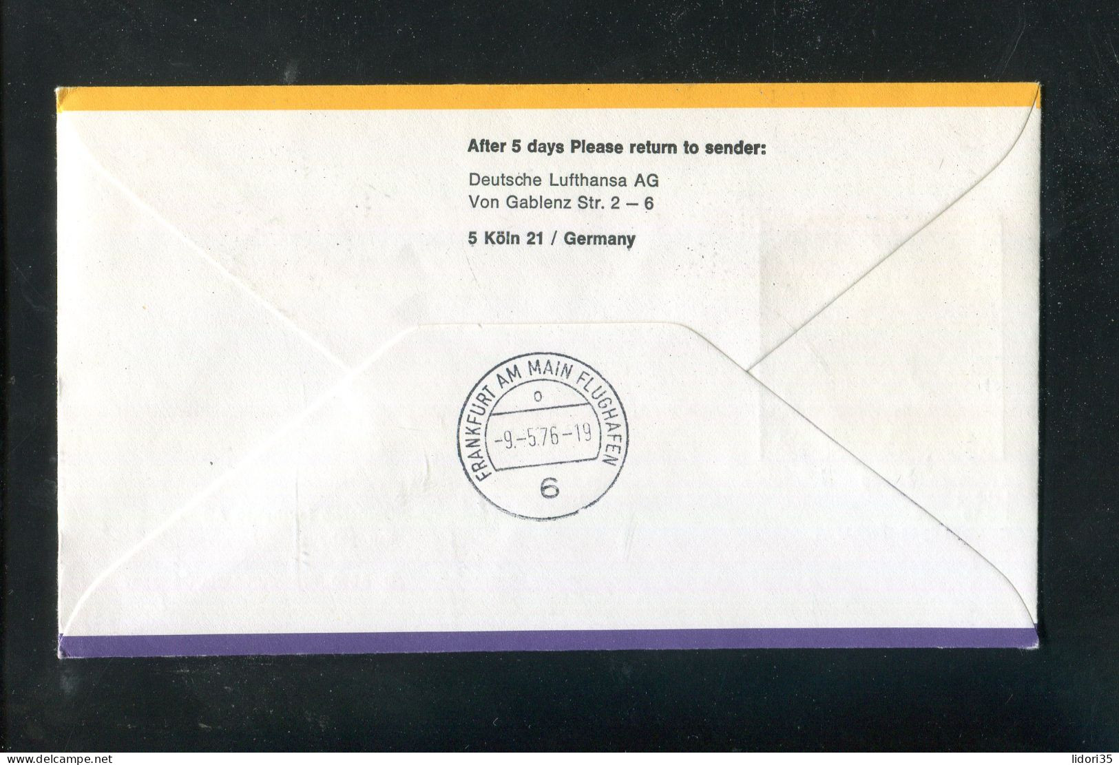 "GHANA" 1976, Erstflugbrief LH 563 Mit DC 10 "Accra-Frankfurt" (L0034) - Ghana (1957-...)