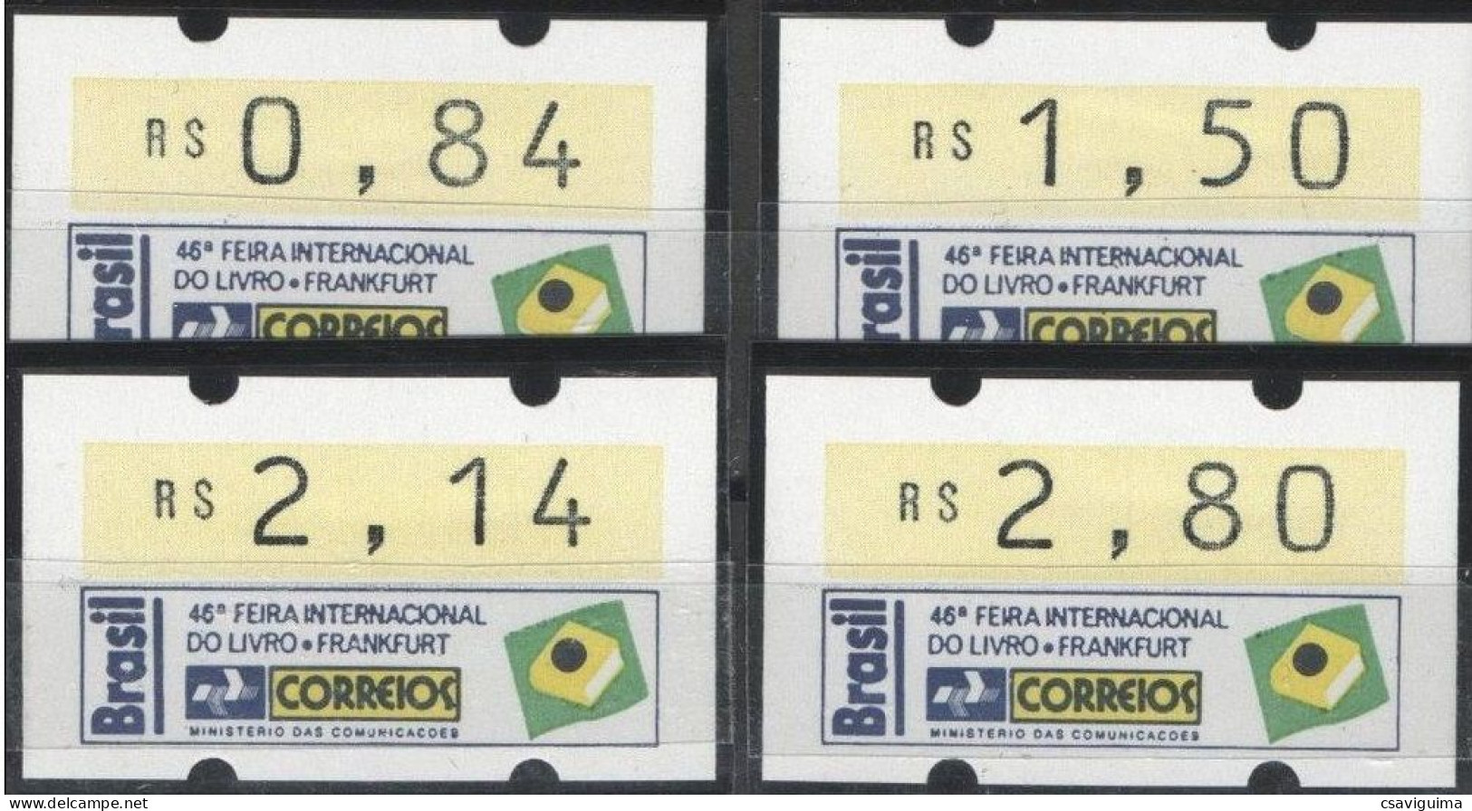 Brasil (Brazil) - 1994 - Postal Label (ATM) - Yv 3C - Automatenmarken [ATM]