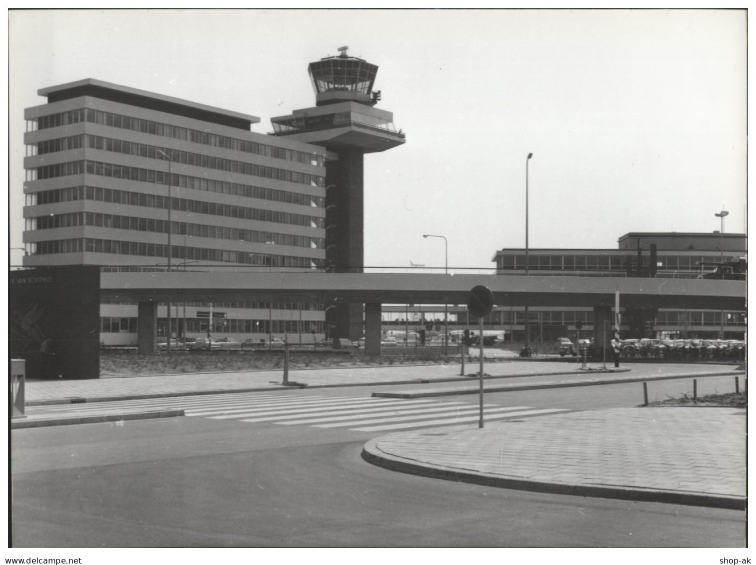 C5821/ Flughafen Schipohl Amsterdam Foto 21 X 16 Cm 80er Jahre - Autres & Non Classés