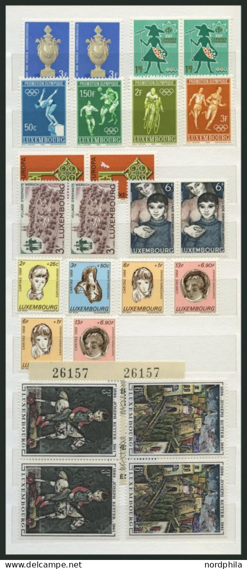 SAMMLUNGEN, LOTS **, 1958-73, Kleine Partie, Meist 2x, Pracht, Mi. 120.- - Collezioni