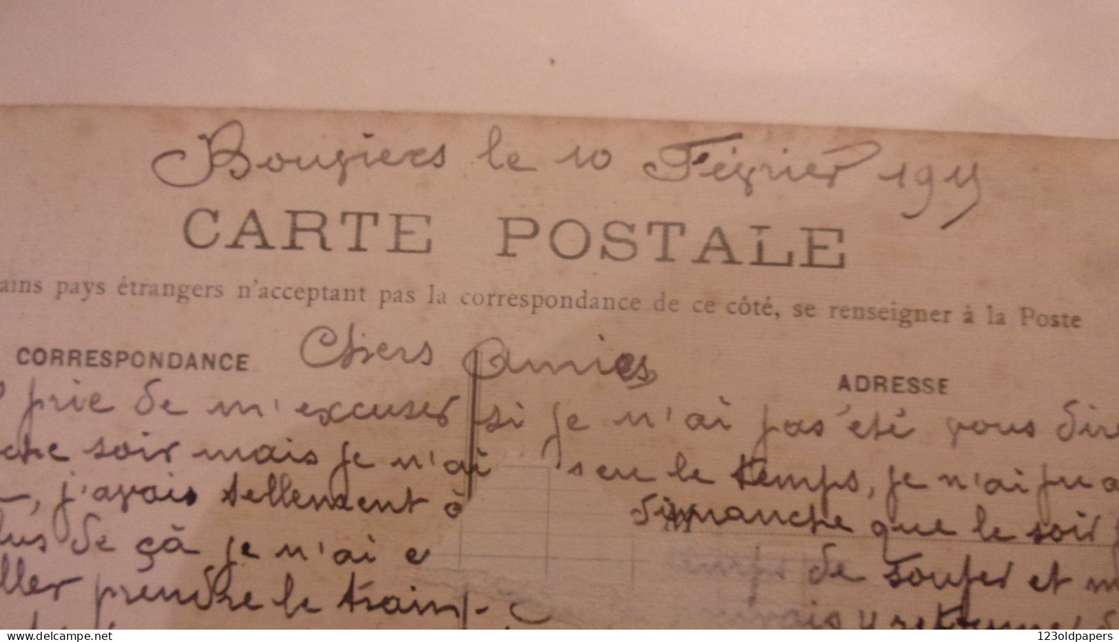 78 HAMEAU DE BOUVIERS GUYANCOURT TOILEE COULEUR 1915 LA MARE ET LA MAISON BUOT EDITEUR EPICERIE - Guyancourt