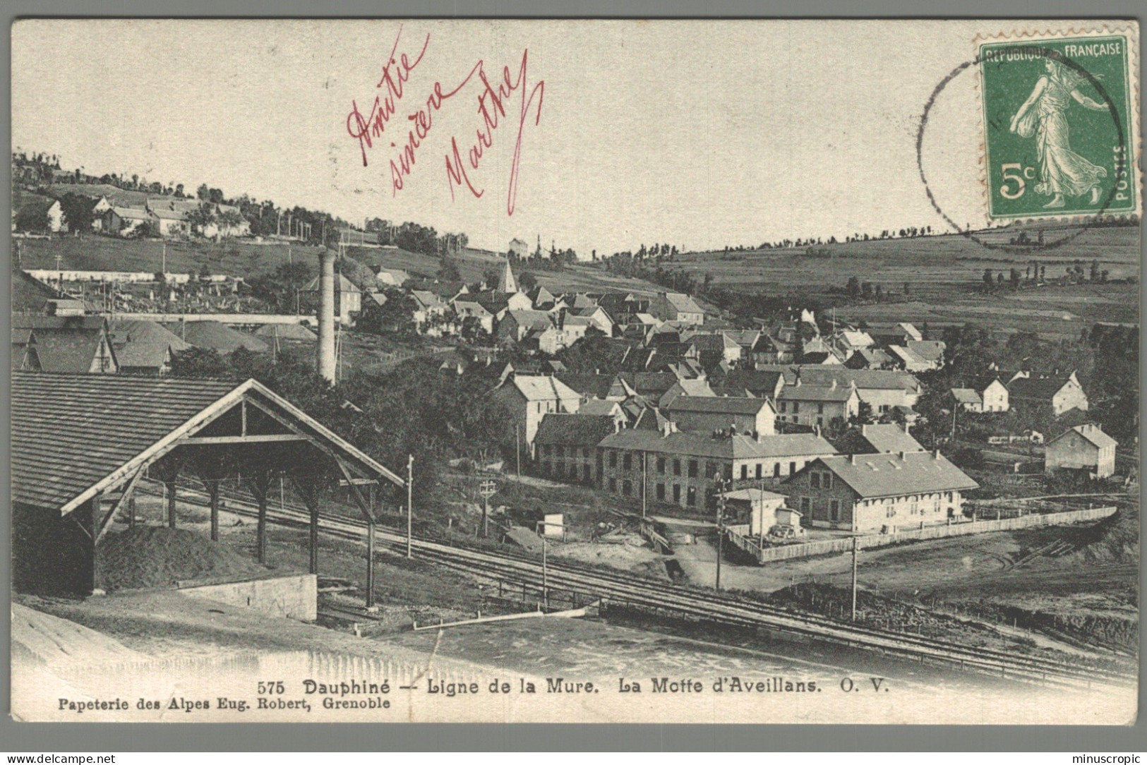 CPA 38 - La Motte D'Aveillans - Ligne De La Mure - Les Viaducs De Loulla - Motte-d'Aveillans