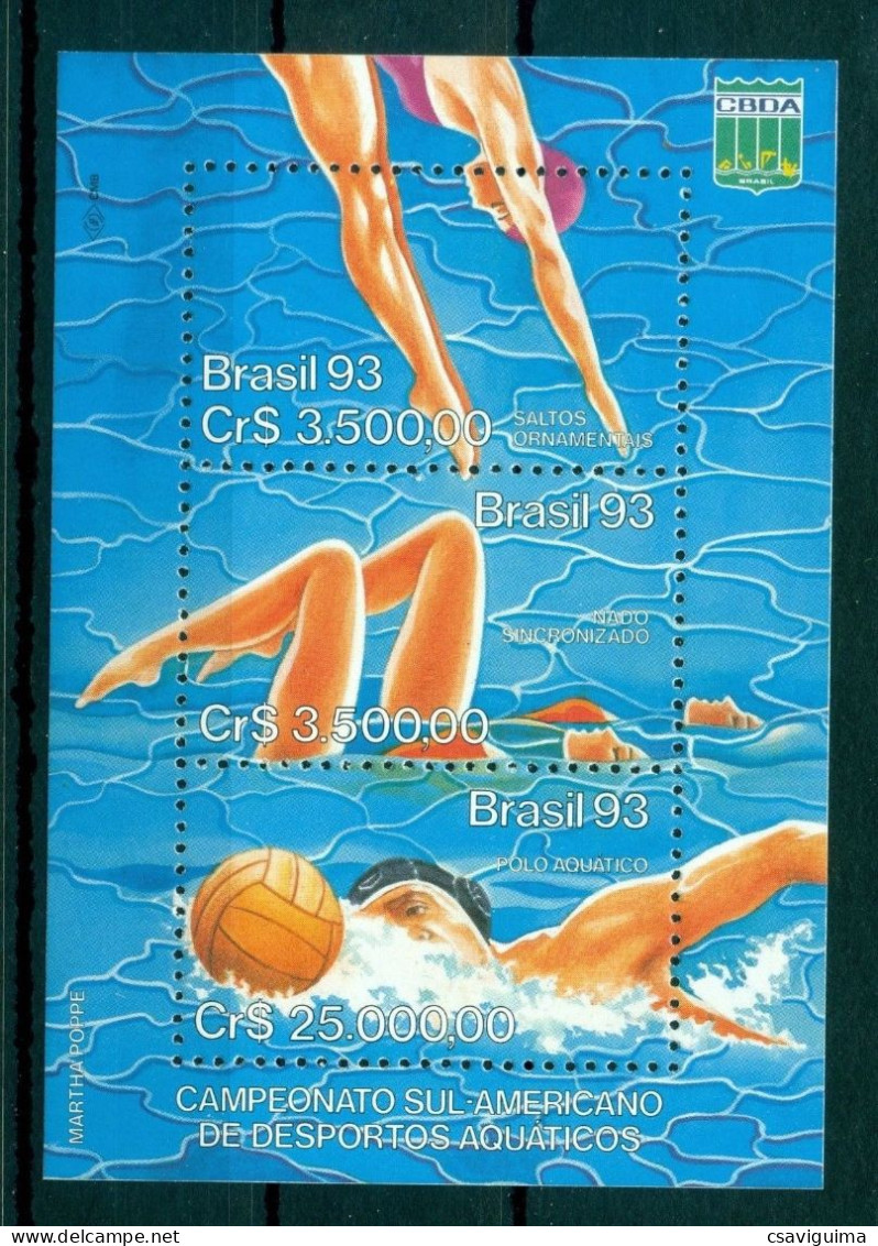 Brasil (Brazil) - 1993 - Sports Aquatiques - Yv Bf 91 - Water Polo