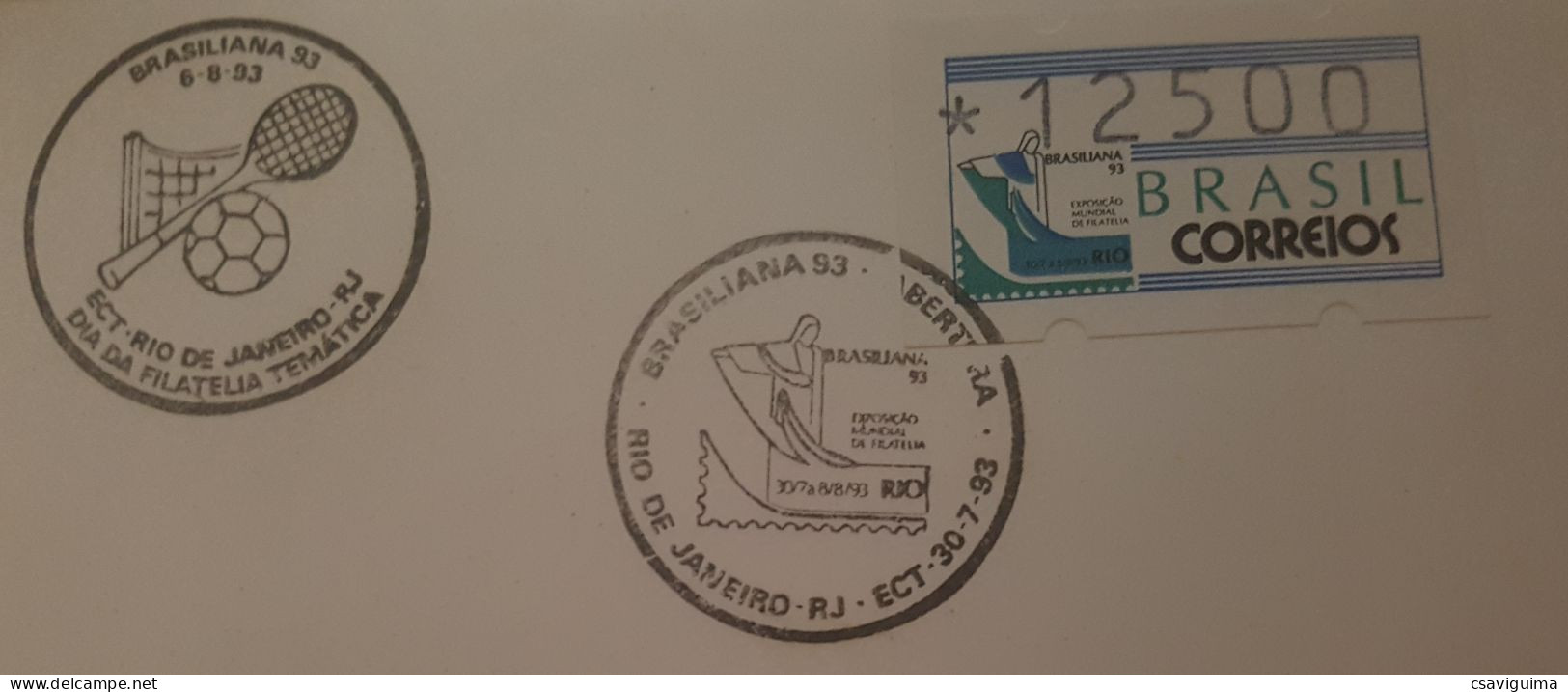 Brasil (Brazil) - 1993 - Postal Label (ATM) - Yv 3B - Franking Labels