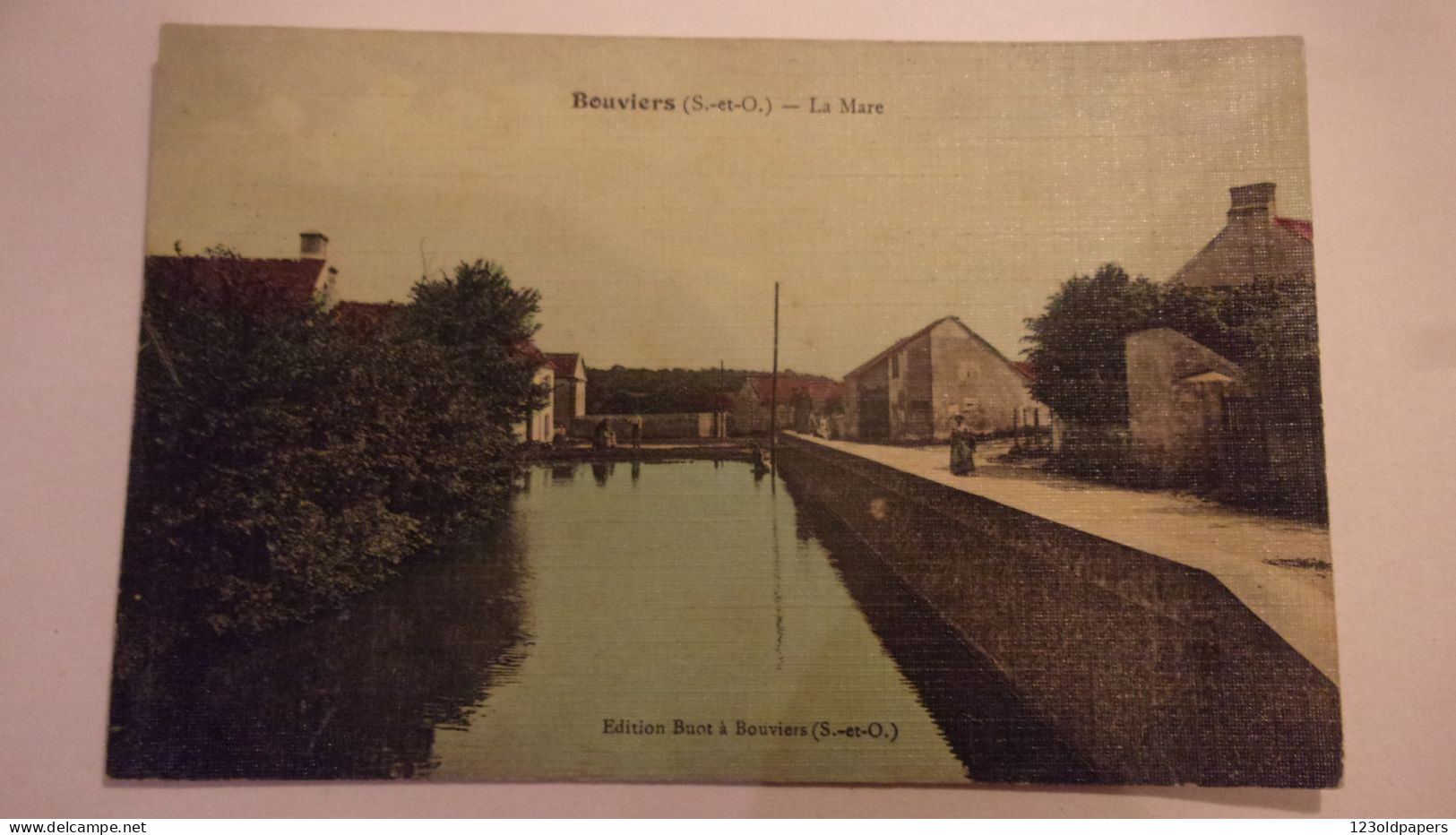 78 HAMEAU DE BOUVIERS GUYANCOURT TOILEE COULEUR 1915   LA MARE  EDIT  BUOT - Guyancourt