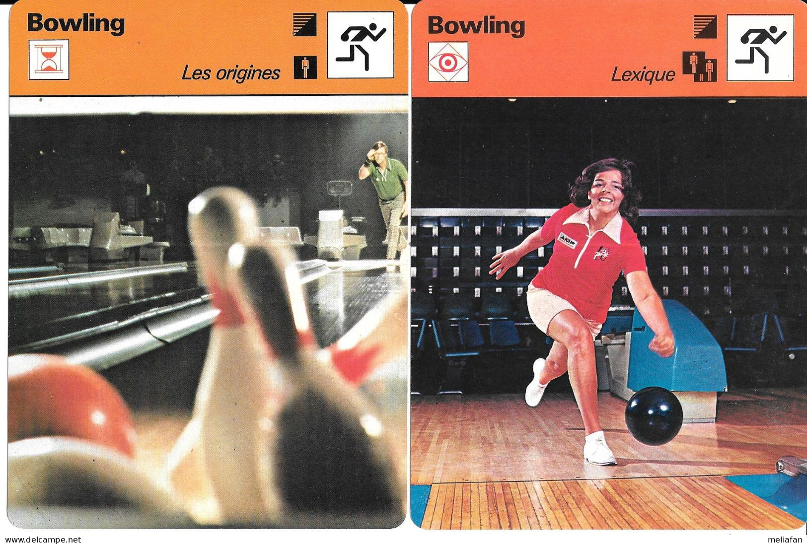 GF1740 - FICHES ET CHROMOS DIVERS - BOWLING - Bowling