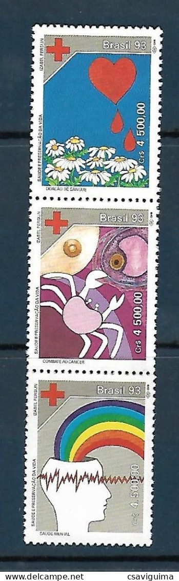 Brasil (Brazil) - 1993 - Health And Preservation Of Life - Yv 2106/08 - Médecine