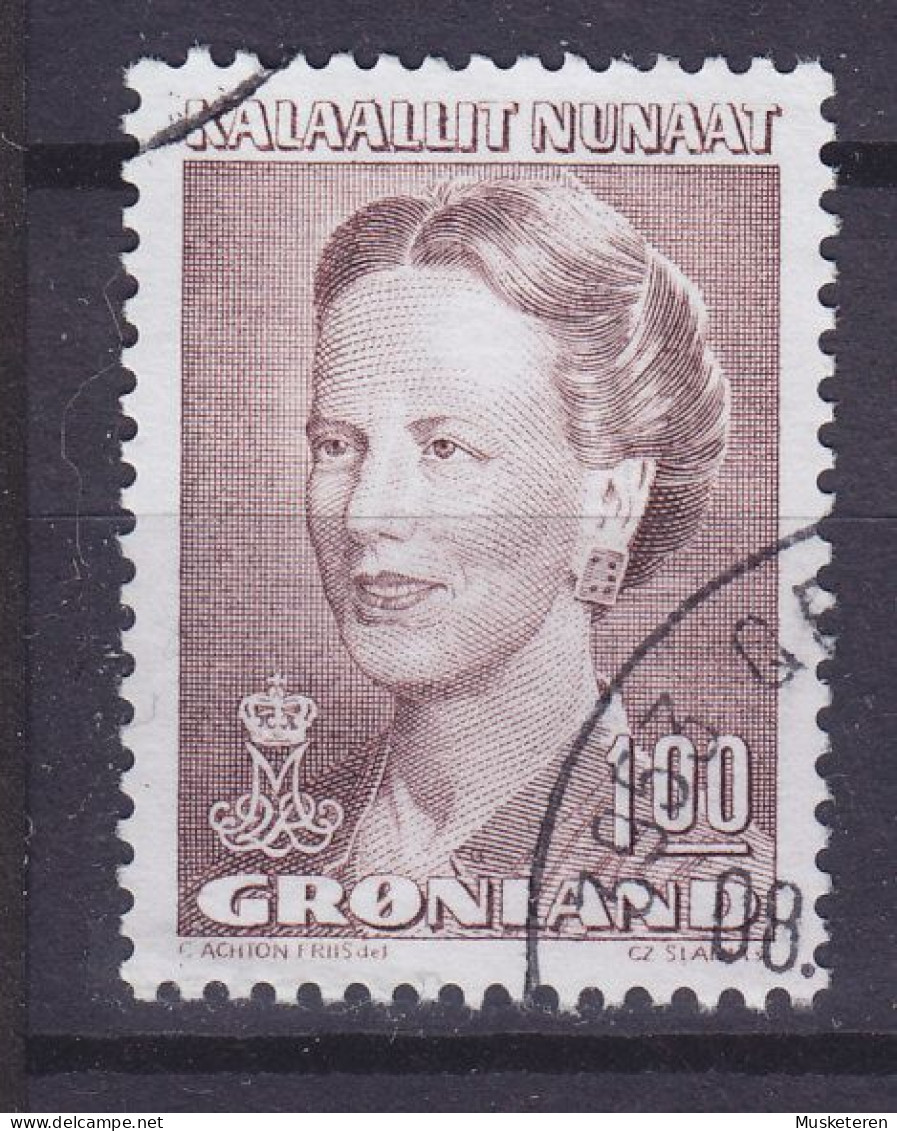 Greenland 1990 Mi. 202, 1.00 (Kr) Queen Margrethe II. (Cz. Slania) - Usati