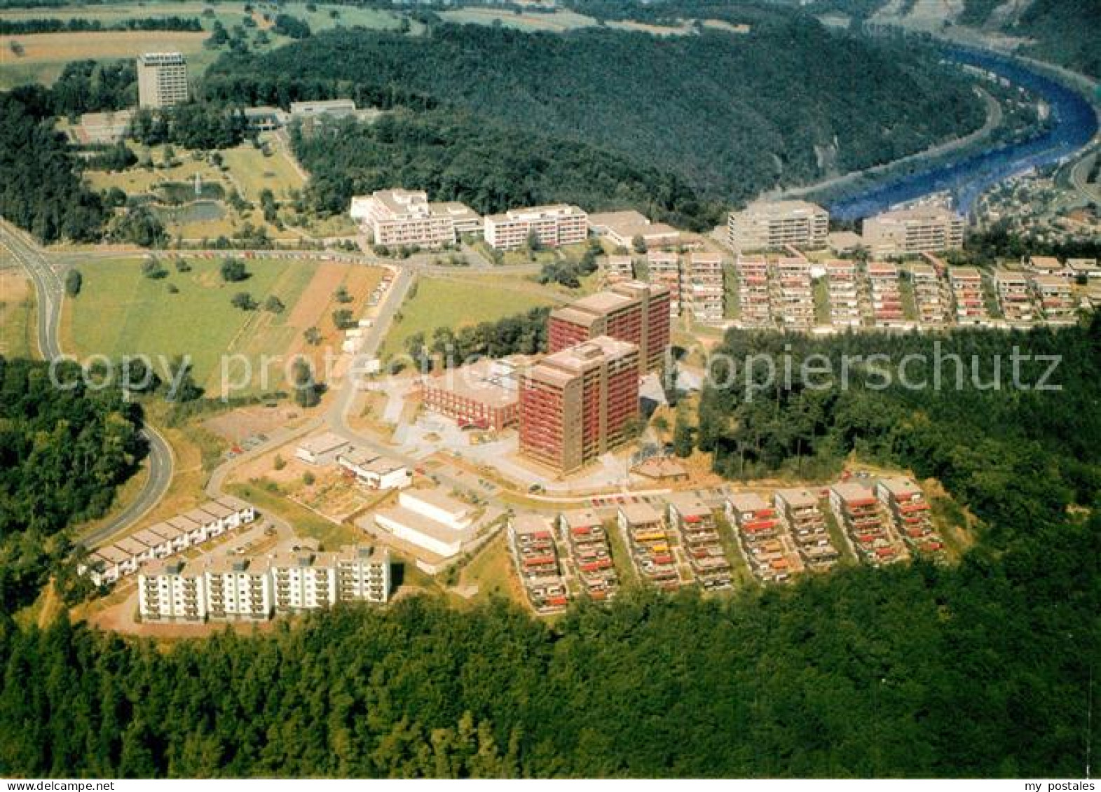 73540346 Lahnstein Fliegeraufnahme Kurzentrum Lahnstein - Lahnstein