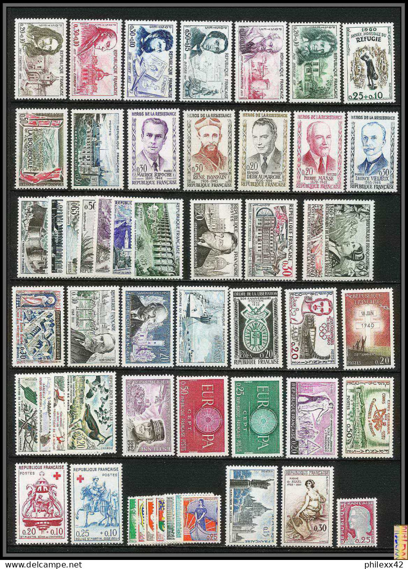 1960 Année Complète Neufs ** Cote 78 Euros PARFAIT état - 1960-1969