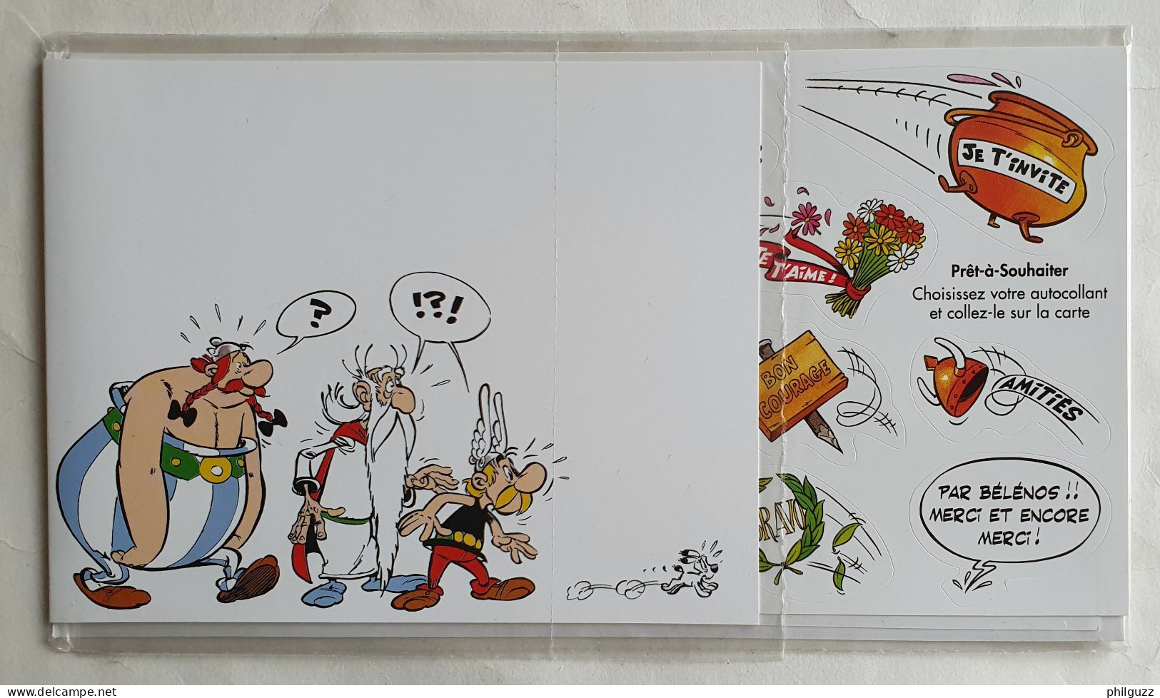 CARTE ET ENVELOPPE PRET A POSTER - ASTERIX - LA POSTE - ENTIER POSTAL LETTRE PREPAYEE - Tarjetas Postales