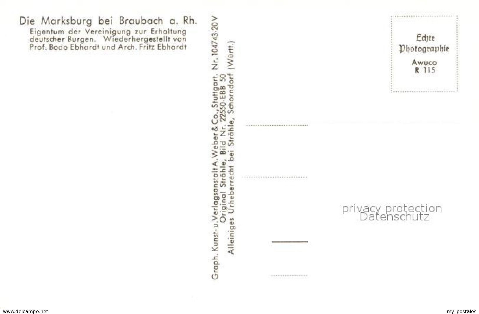 73540311 Marksburg Fliegeraufnahme Bei Braubach Mit Niederspay Rhein Marksburg - Braubach