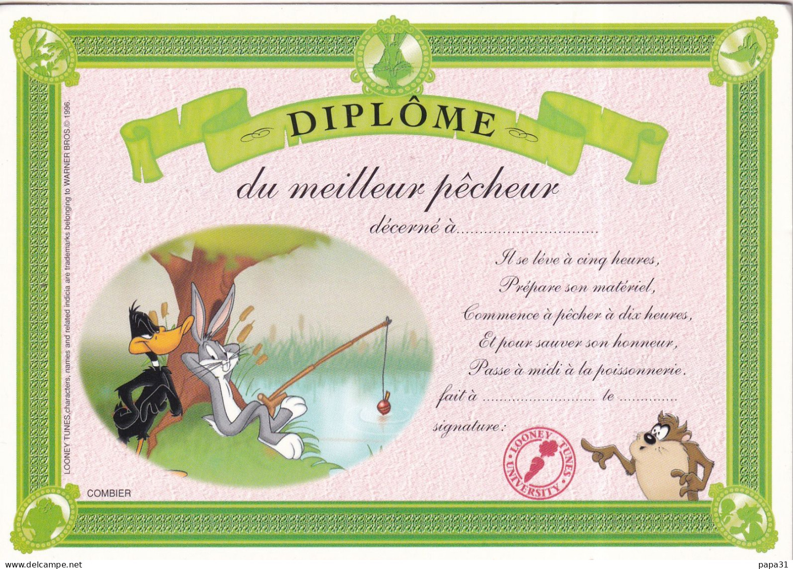 DIPLÔME Du Meilleur Pêcheur - Angelsport