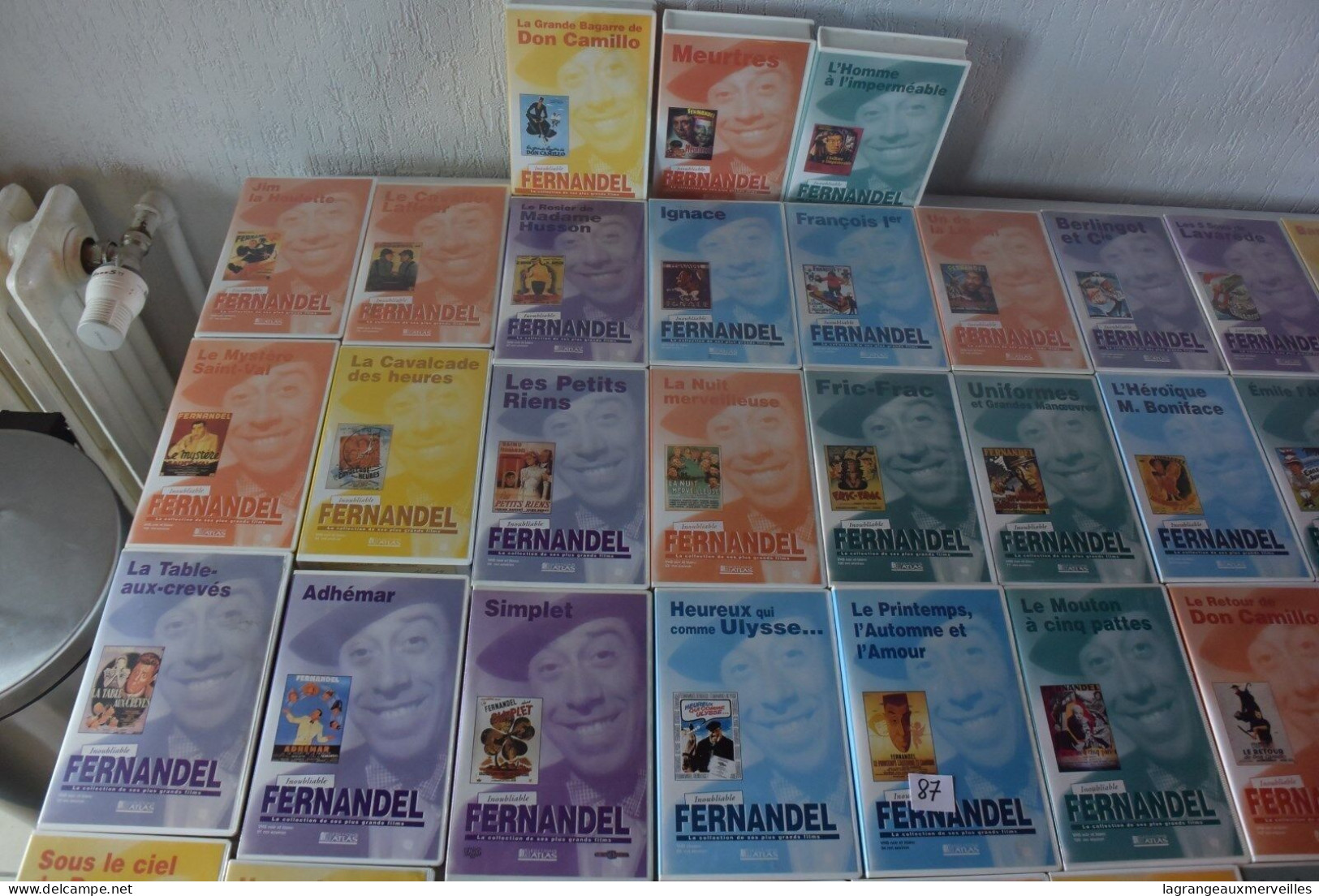 C87 Collection cassette et livre sur Fernandel 39 livres et cassettes