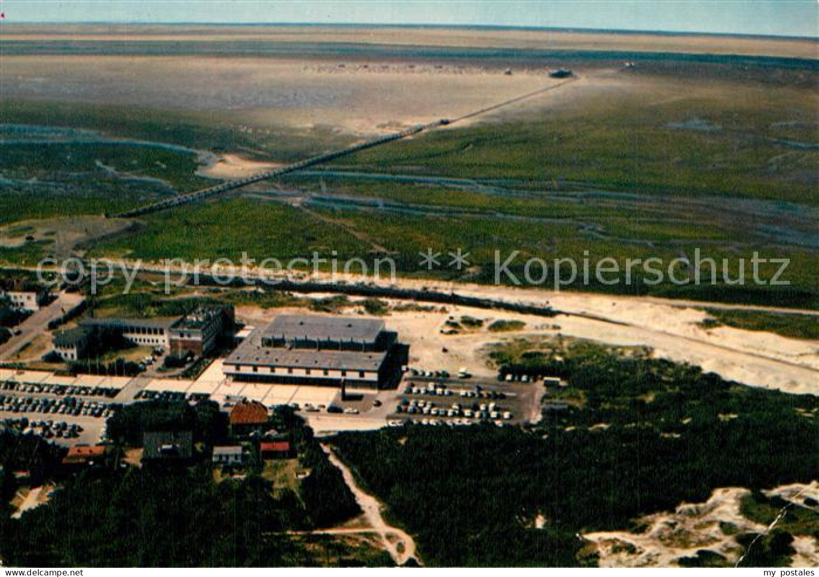 73540276 St Peter-Ording Meerwasser Wellenbad Und Kurmittelhaus Fliegeraufnahme  - St. Peter-Ording