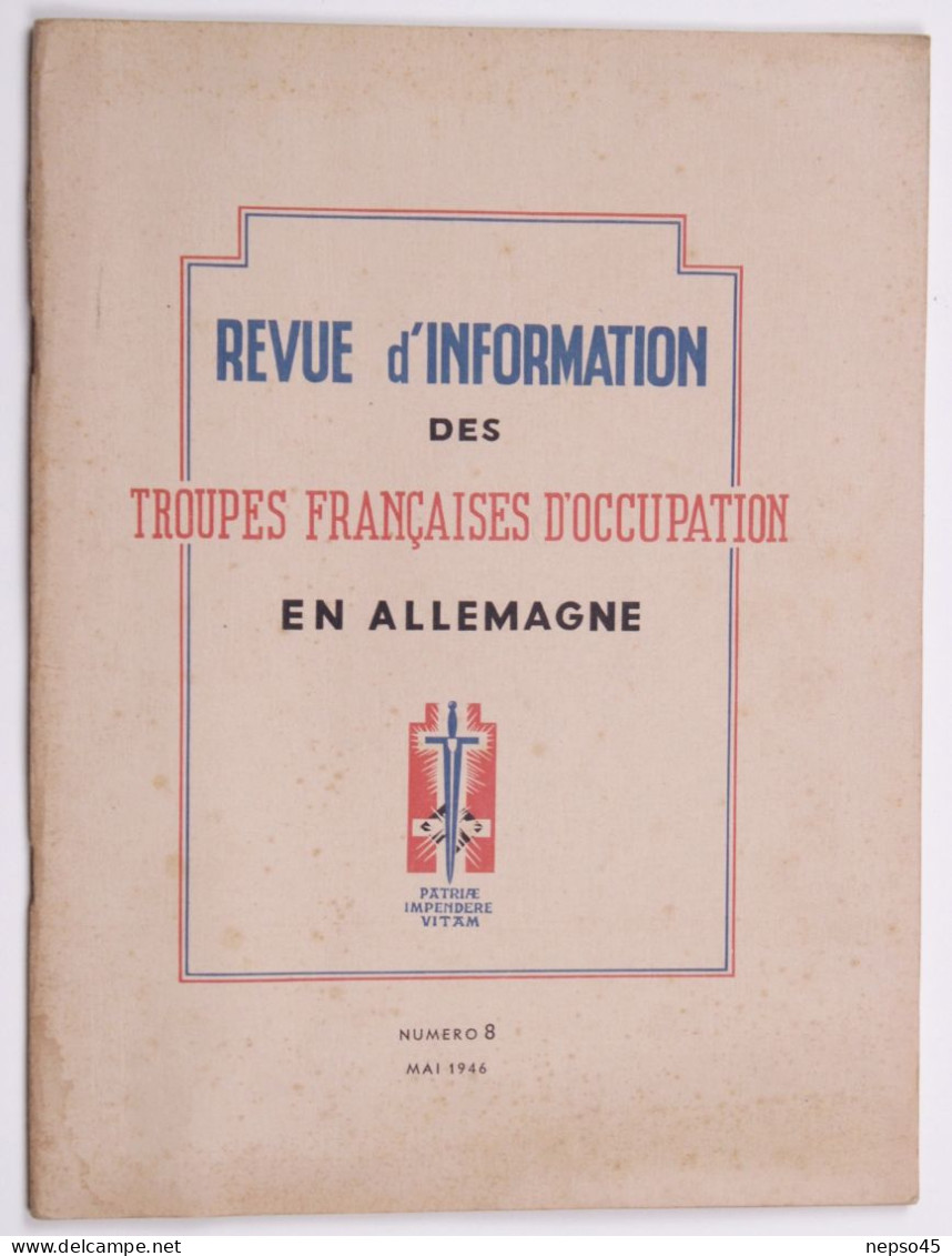 Revue D'Information Des Troupes Françaises D'Occupation En Allemagne.Anniversaire Capitulation Du Reich à Baden-Baden. - Francese