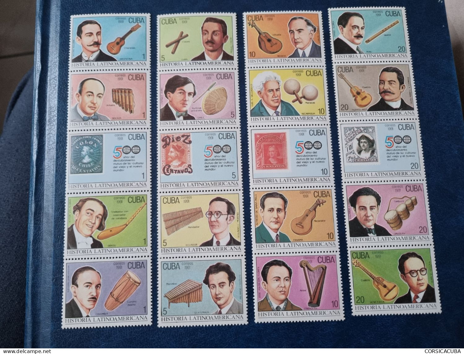 CUBA  NEUF  1991   HISTORIALATINOAMERICANA  //  PARFAIT  ETAT  //  1er  CHOIX  // - Unused Stamps