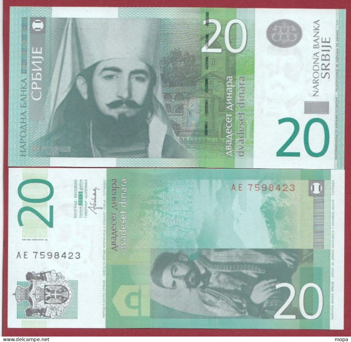 Serbie --20 Dinara --- 2013 ---UNC--(288) - Serbia