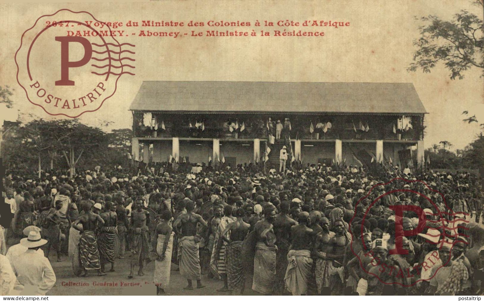 Dahomey. Voyage De Ministre Des Colonies Le Ministre à La Résidence - Dahomey