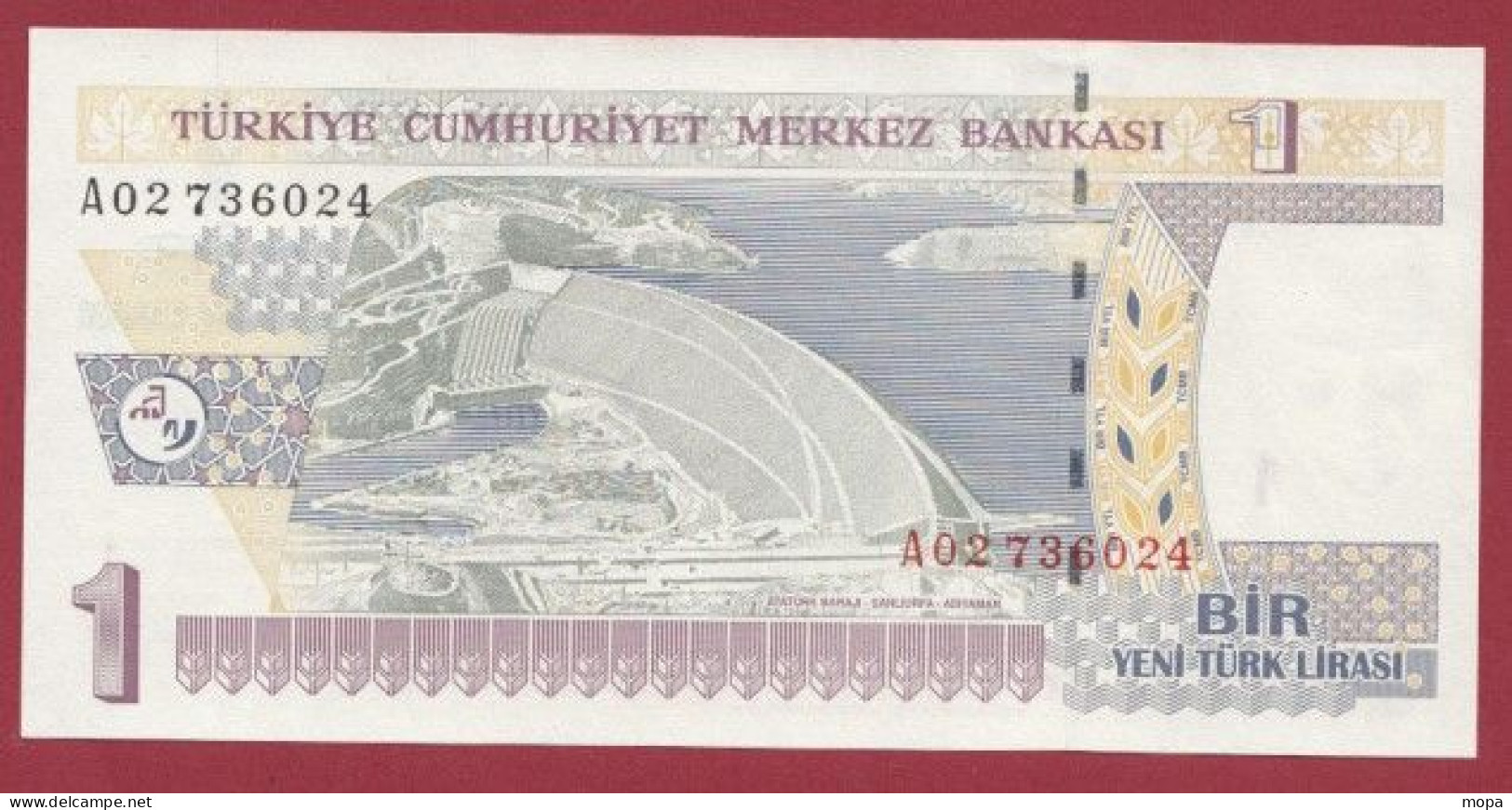 Turquie--1 New Lira--- 2005 ---UNC--(302) - Turkije