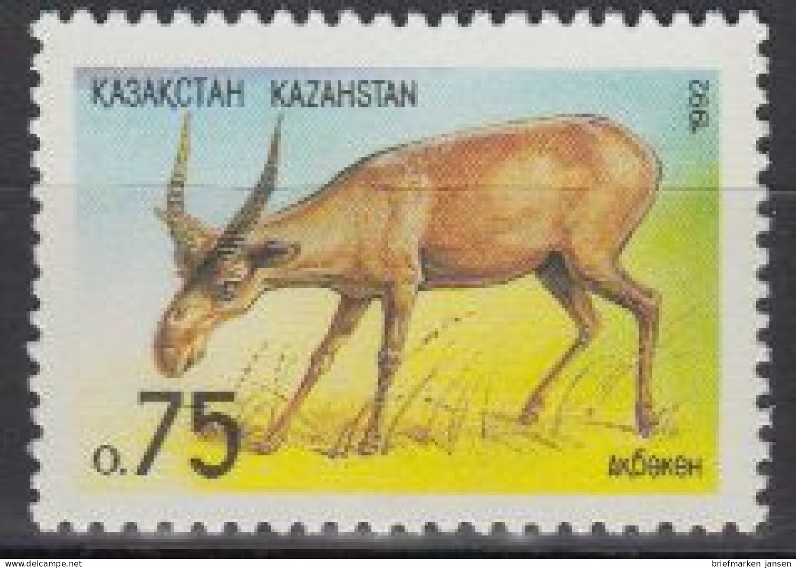 Kasachstan Mi.Nr. 11 Saiga (0,75) - Kazajstán