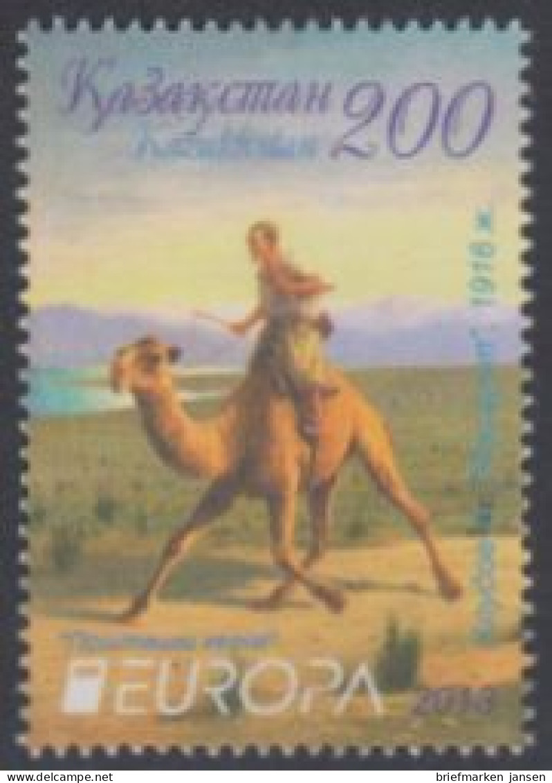 Kasachstan MiNr. 794 Europa 13, Postfahrzeuge, Kamelreiter (200) - Kazajstán