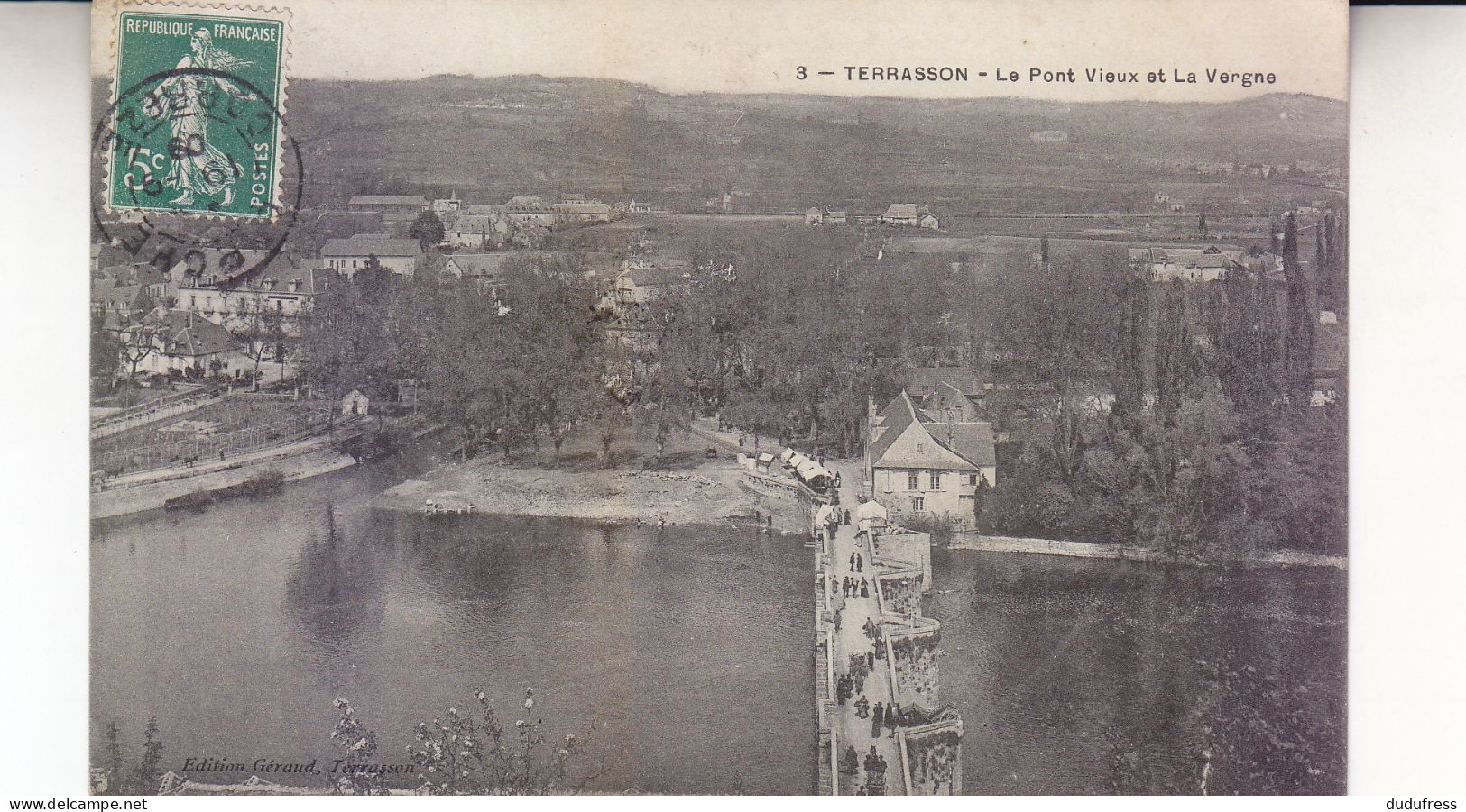 TERRASSON  LE PONT VIEUX  ET LAVERGNE - Terrasson-la-Villedieu