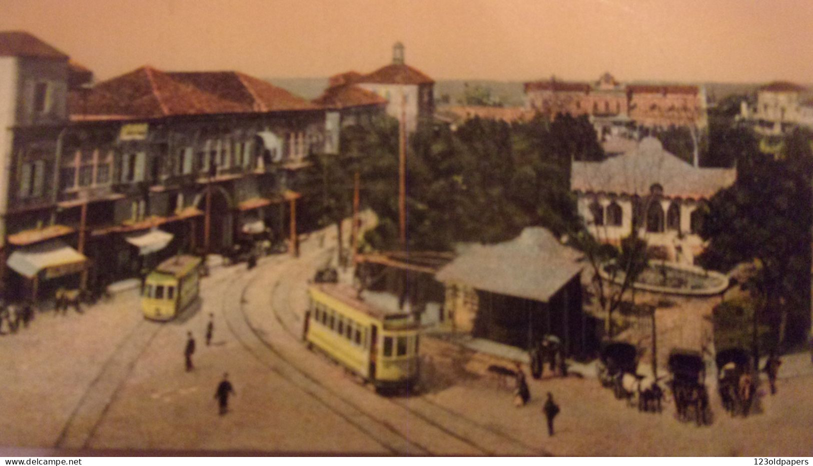 LEBANON LIBAN  BEYROUTH PLACE CANON TRAMWAY - Liban