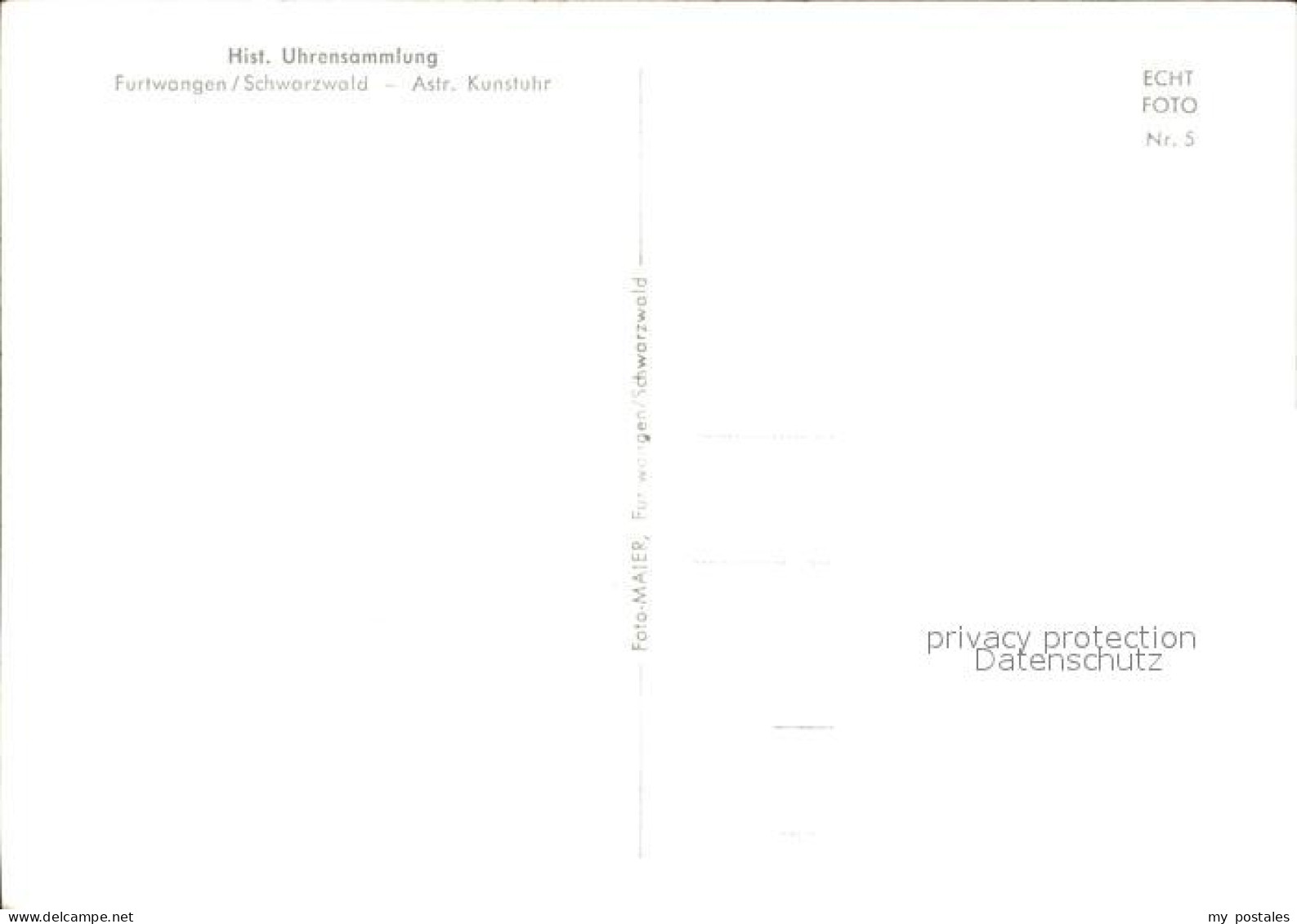 72405078 Furtwangen Historische Uhrensammlung Astr. Kunstuhr Furtwangen - Furtwangen