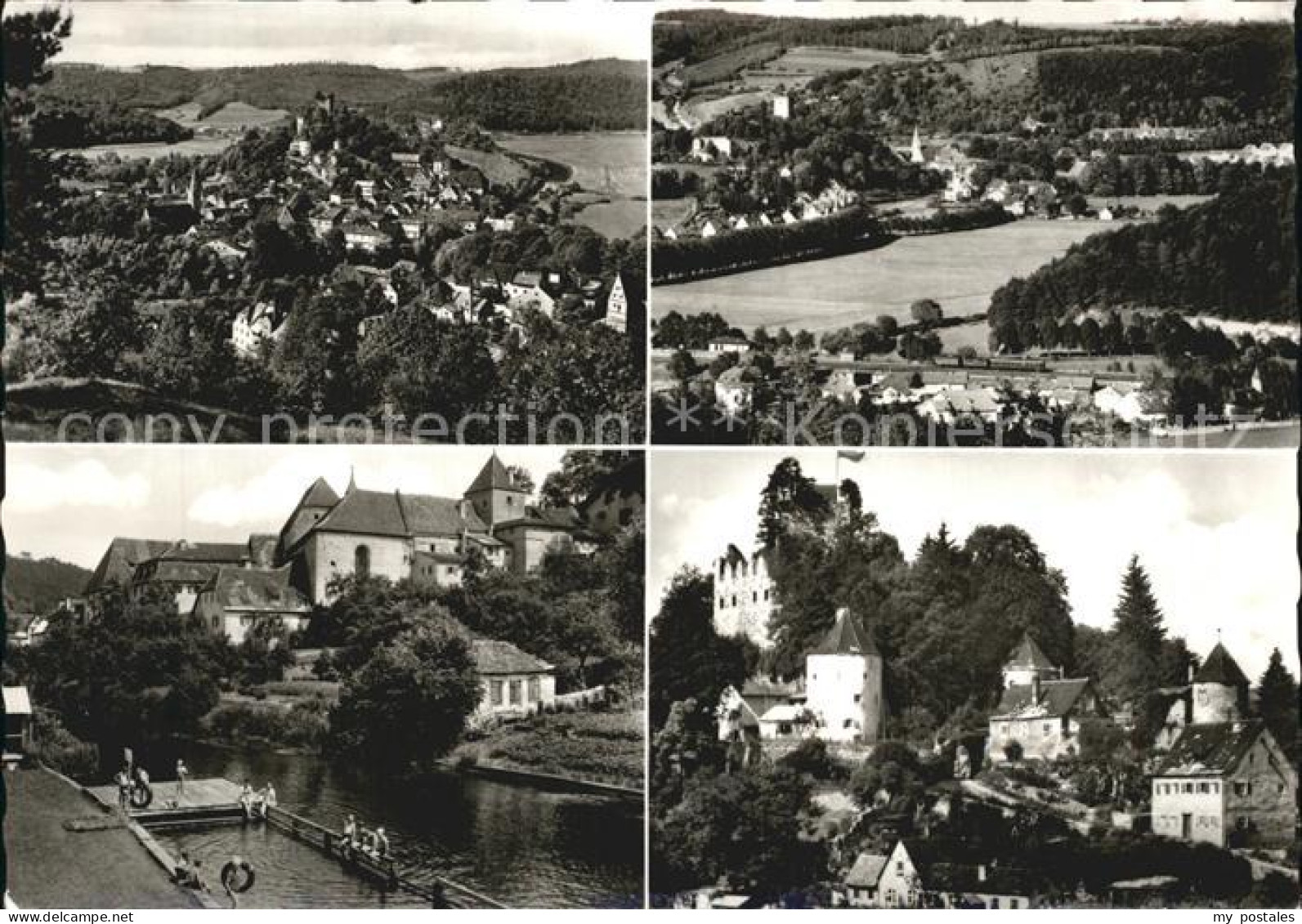 72405047 Pappenheim Mittelfranken Panorama Blick Vom Muehlberg Luftkurort Burg B - Pappenheim