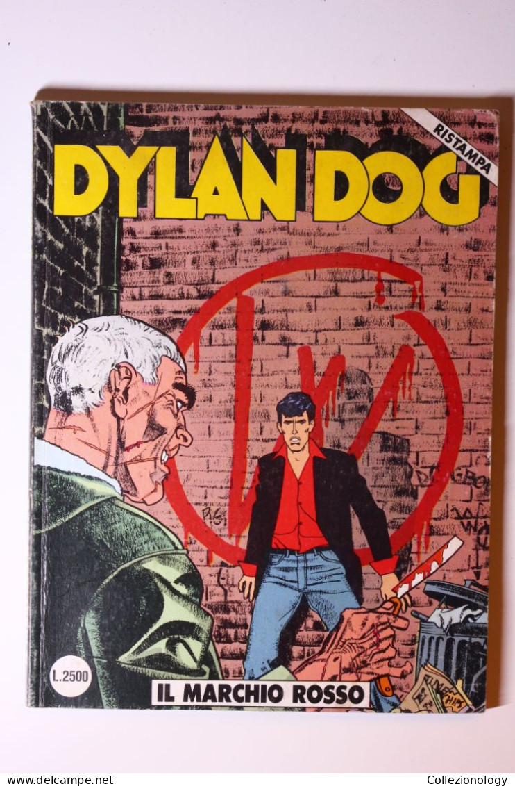 FUMETTO DYLAN DOG N.52 IL MARCHIO ROSSO PRIMA RISTAMPA ORIGINALE 1993 BONELLI EDITORE - Dylan Dog