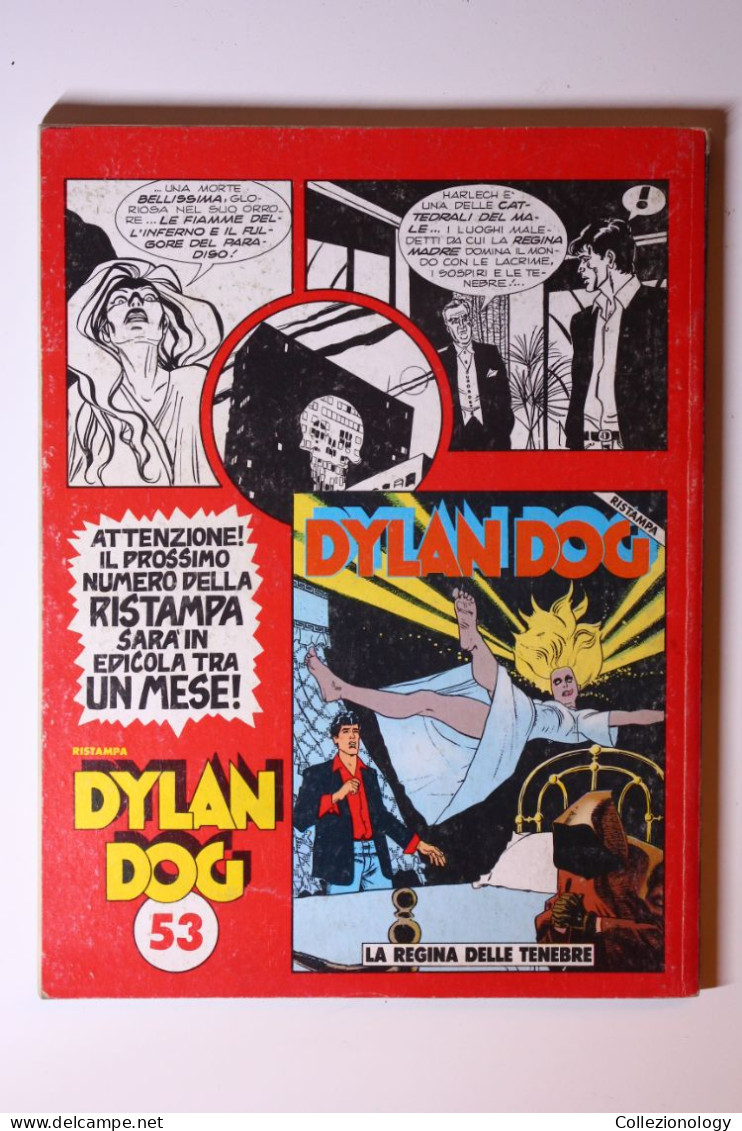 FUMETTO DYLAN DOG N.52 IL MARCHIO ROSSO PRIMA RISTAMPA ORIGINALE 1993 BONELLI EDITORE - Dylan Dog