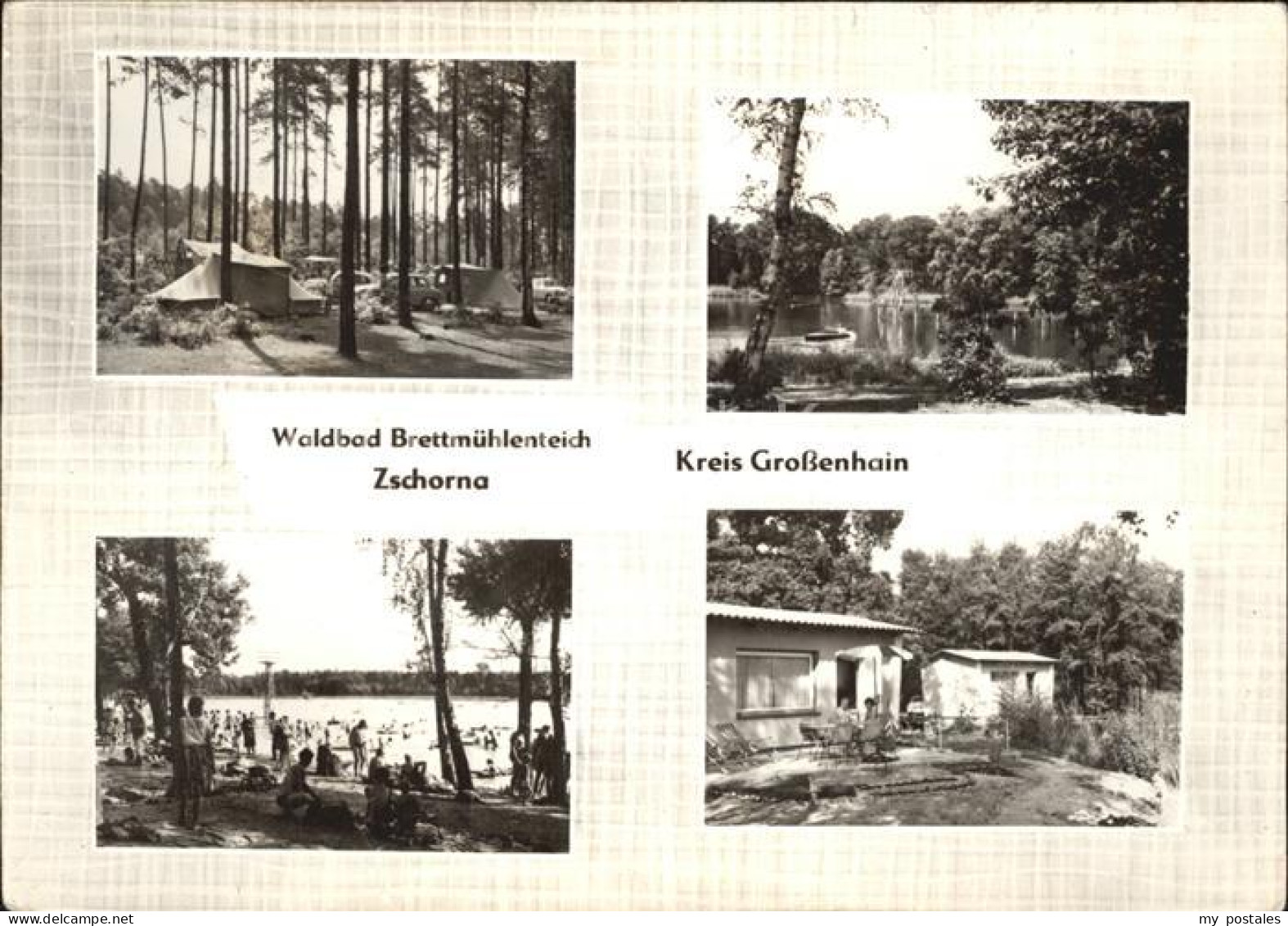 72404639 Zschorna Grossenhain Waldbad Brettmuehlenteich Bungalows Zschorna Gross - Grossenhain