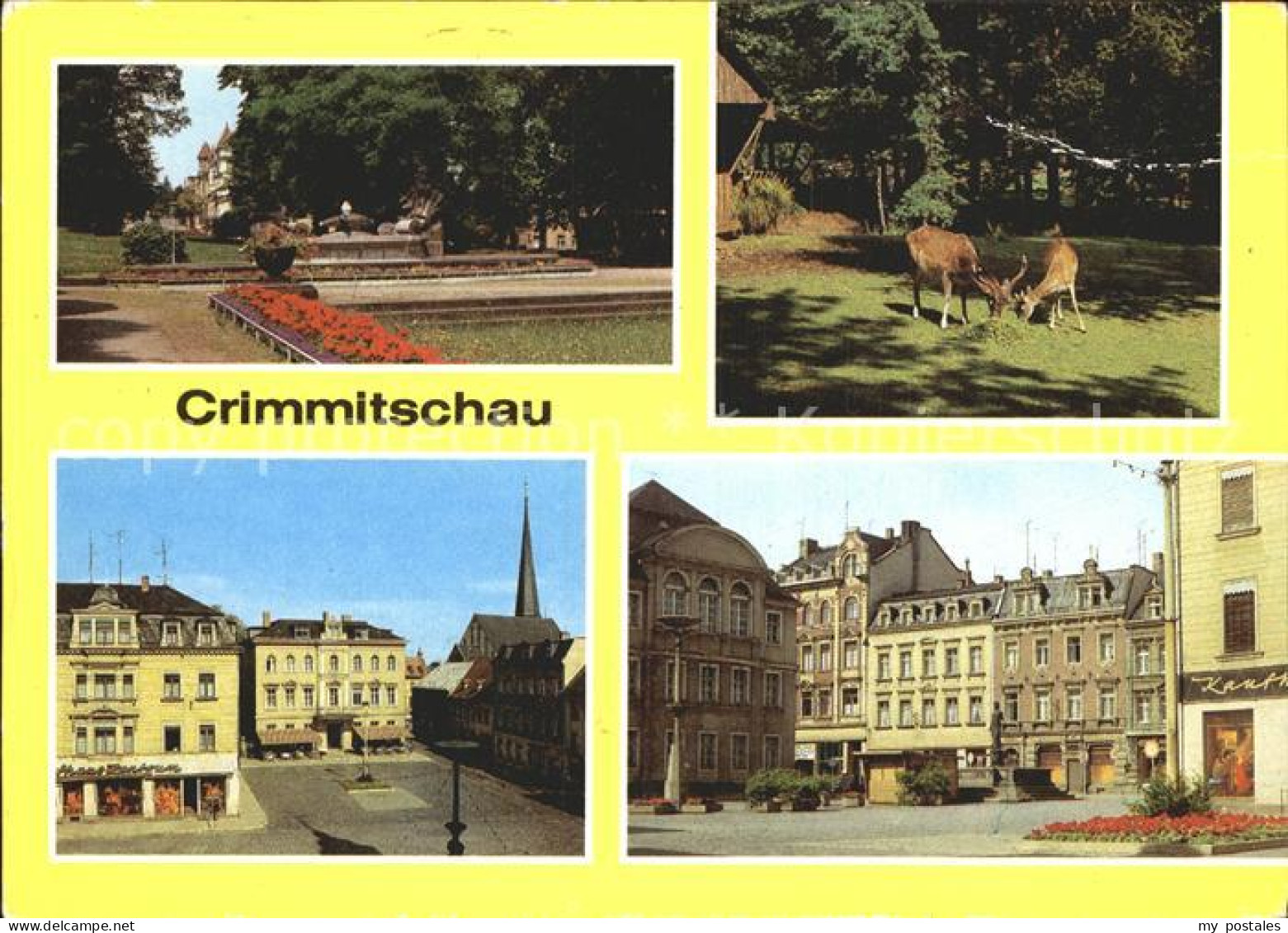 72404510 Crimmitschau Friedenspark Sahnpark Hotel Haus Der Eintracht Markt  Crim - Crimmitschau